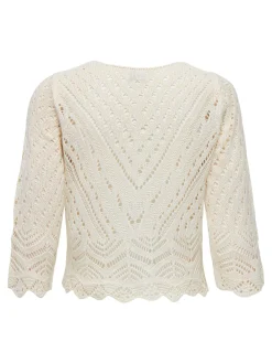 JDYNEW SUN 3/4 CROPPED PULLOVER KNT