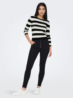 JDYPLUM L/S O-NECK PULLOVER KNT NOO