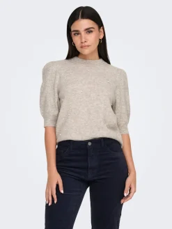 JDYRUE LIFE 2/4 PEARL PULLOVER KNT