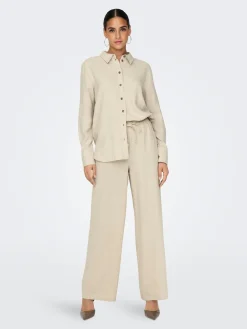 JDYSAY L/S LINEN LOOSE SHIRT WVN NO