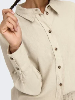 JDYSAY L/S LINEN LOOSE SHIRT WVN NO