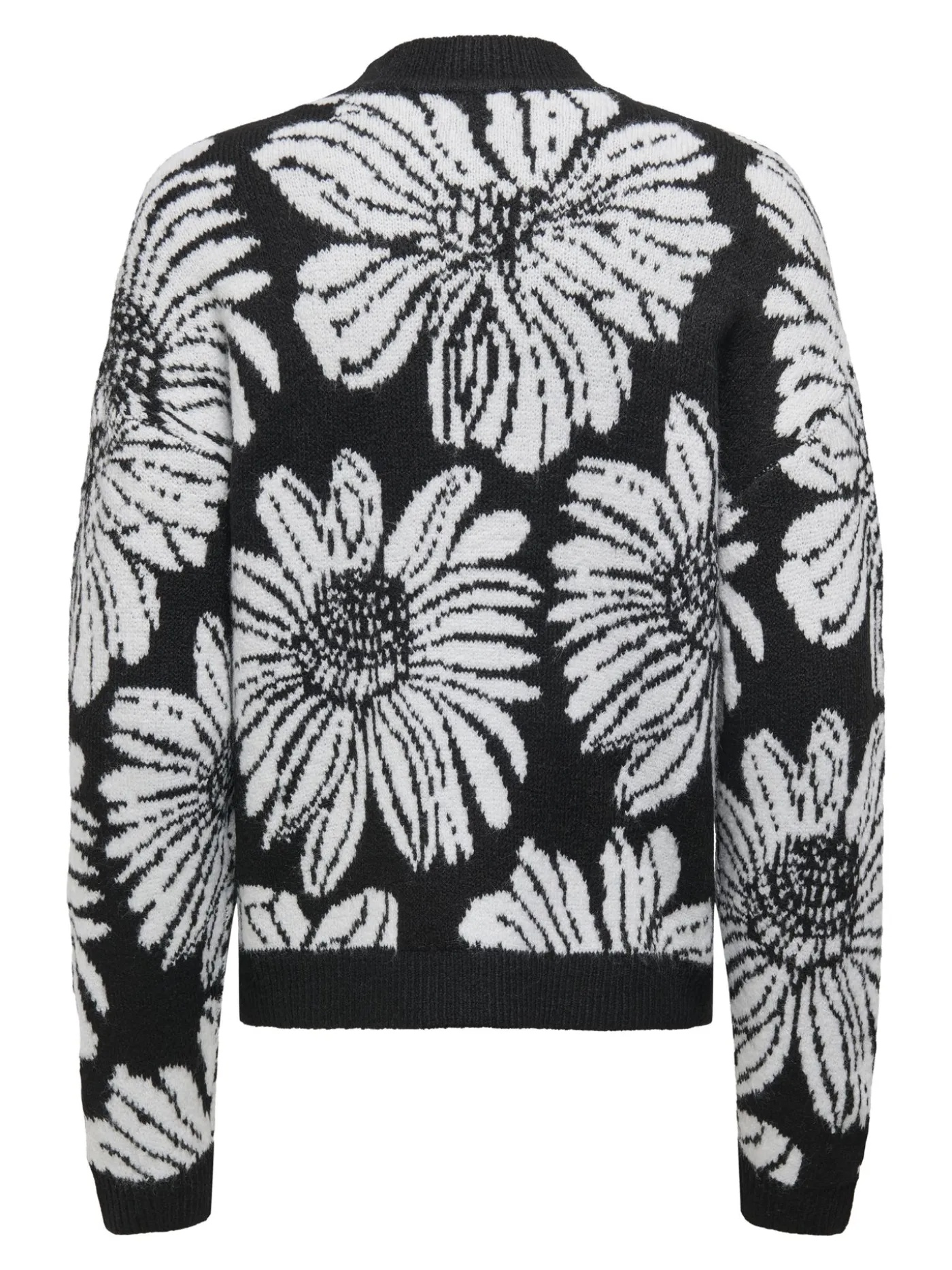 JDYSIGNE L/S O-NECK FLOWER JACQ PUL