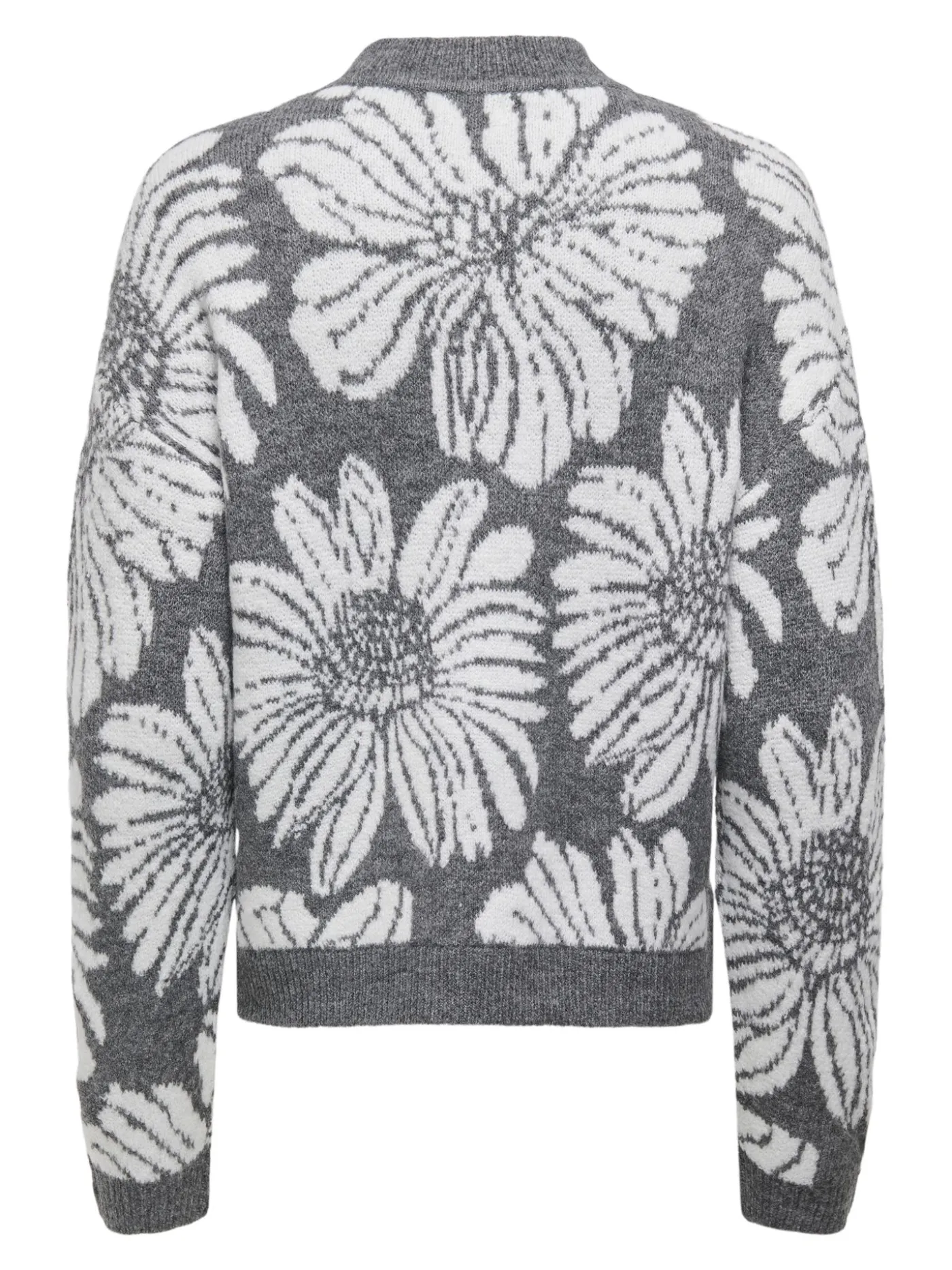 JDYSIGNE L/S O-NECK FLOWER JACQ PUL