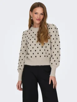 JDYSIGRID LIFE L/S ON PUFF PULL KNT