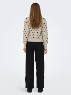 JDYSIGRID LIFE L/S ON PUFF PULL KNT