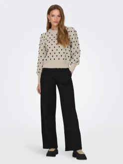 JDYSIGRID LIFE L/S ON PUFF PULL KNT