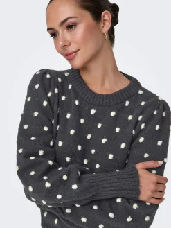 JDYSIGRID LIFE L/S ON PUFF PULL KNT