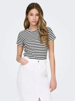 JDYSOLAR S/S O NECK TOP JRS NOOS