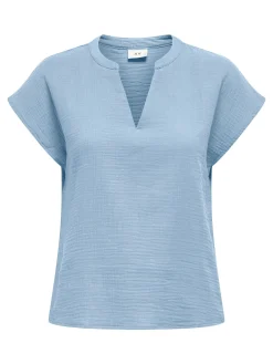 JDYTHEIS LIFE S/S TOP WVN DIA