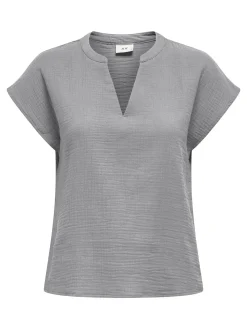 JDYTHEIS LIFE S/S TOP WVN DIA