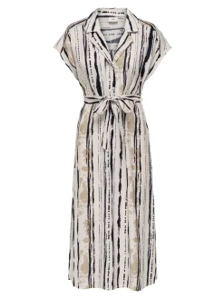 JDYTROYA LIFE S/L MIDI DRESS WVN DI