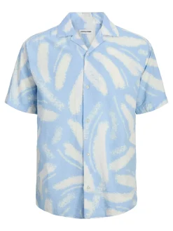 JJALBERTO SEERSUCKER RESORT SHIIRT