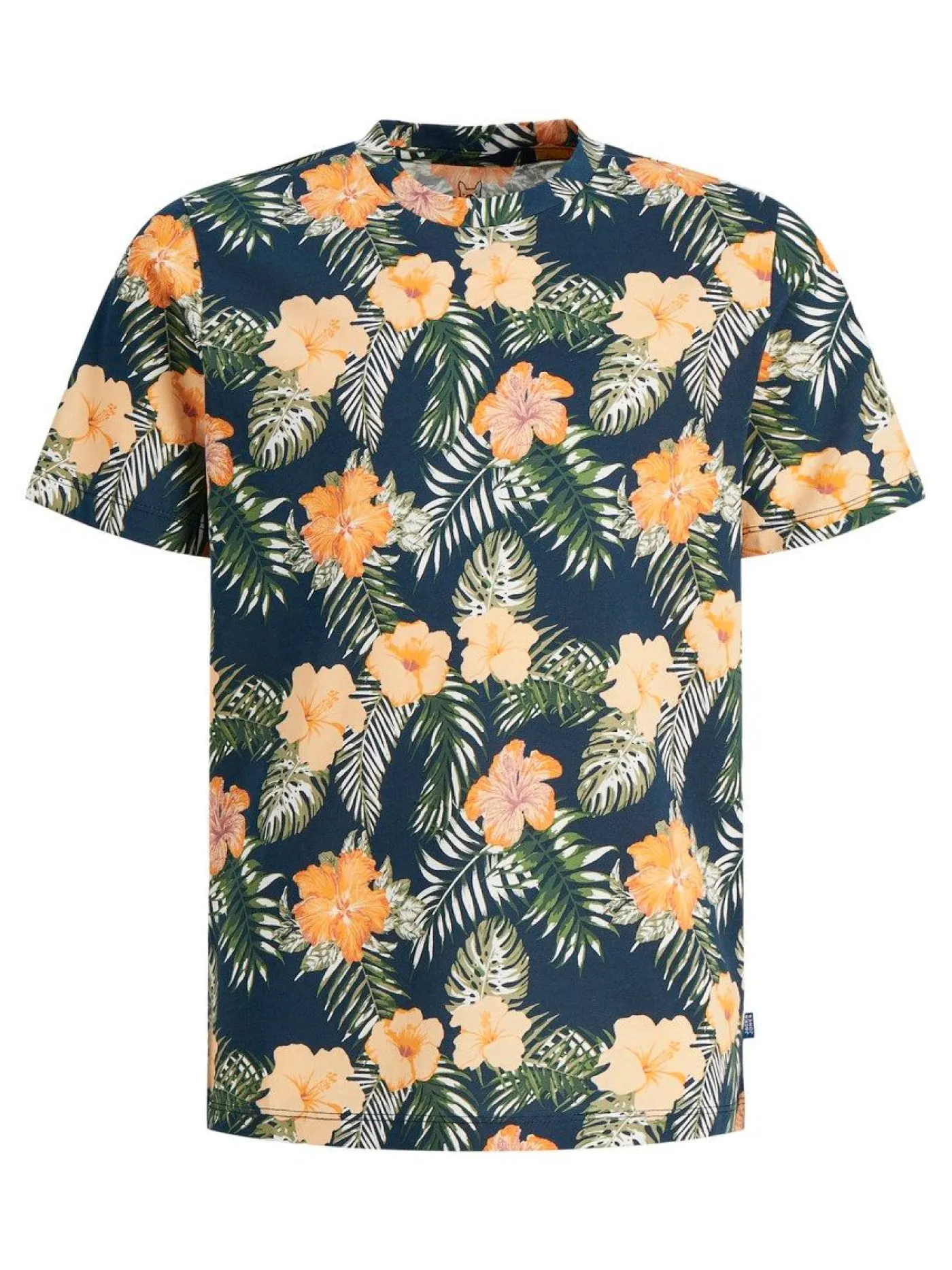 JJCHILL AOP TEE SS CREW NECK JNR