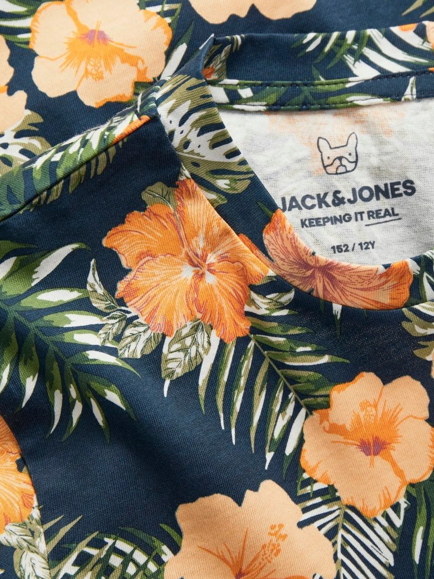 JJCHILL AOP TEE SS CREW NECK JNR