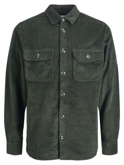 JJDARREN CORD OVERSHIRT LS JNR - Rosin