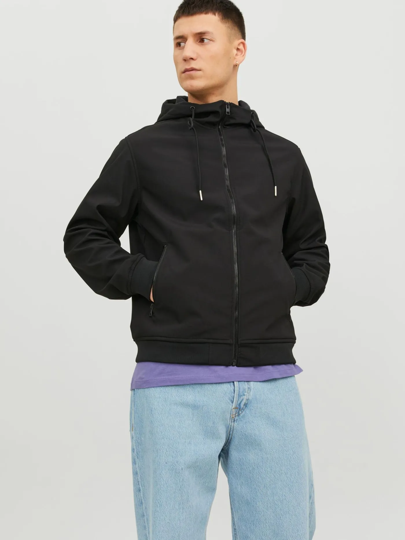 JJEBASIC SOFTSHELL HOOD NOOS