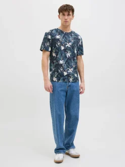 JJEBRYAN AOP TEE S/S O-NECK SN