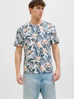 JJEBRYAN AOP TEE S/S O-NECK SN