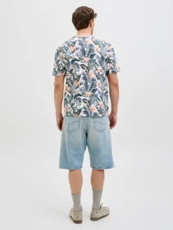 JJEBRYAN AOP TEE S/S O-NECK SN