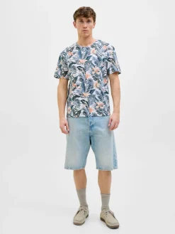 JJEBRYAN AOP TEE S/S O-NECK SN