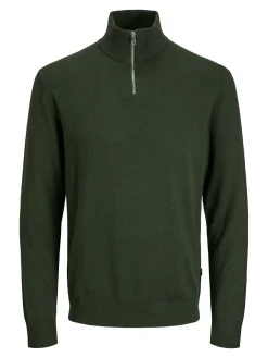 JJEEMIL KNIT HALF ZIP NOOS