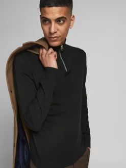 JJEEMIL KNIT HALF ZIP NOOS