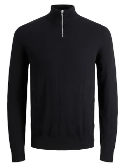 JJEEMIL KNIT HALF ZIP NOOS