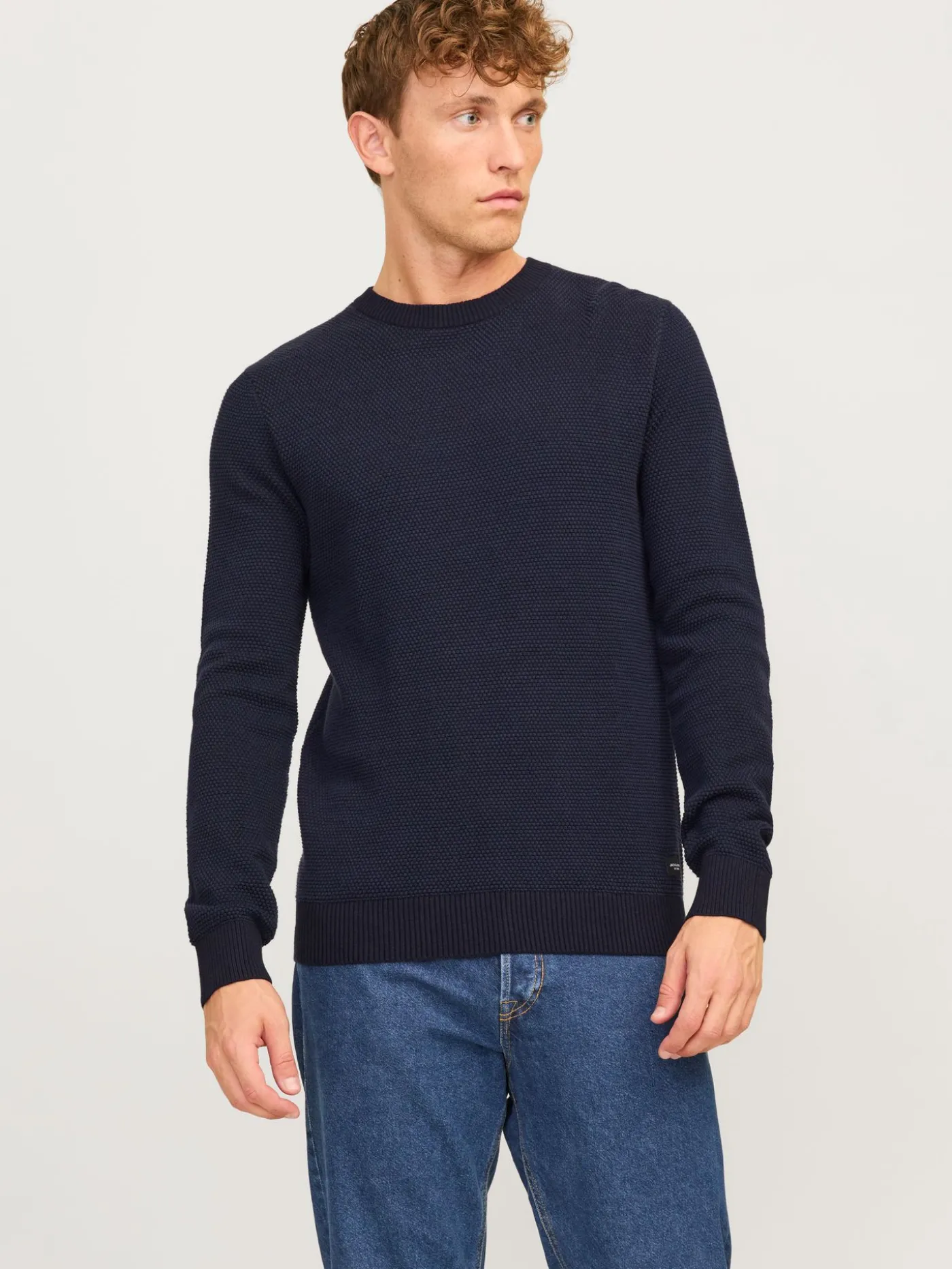 JJEGLOBE KNIT CREW NECK NOOS