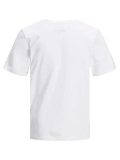 JJEORGANIC BASIC TEE SS O-NECK NOOS - White