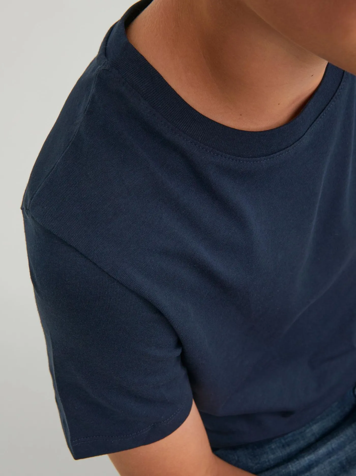 JJEORGANIC BASIC TEE SS O-NECK NOOS - Navy Blazer