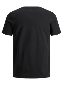 JJEORGANIC BASIC TEE SS O-NECK NOOS - Black