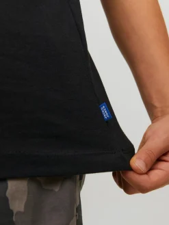 JJEORGANIC BASIC TEE SS O-NECK NOOS - Black