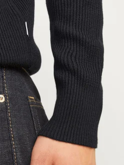 JJEPERFECT KNIT HALF ZIP SN