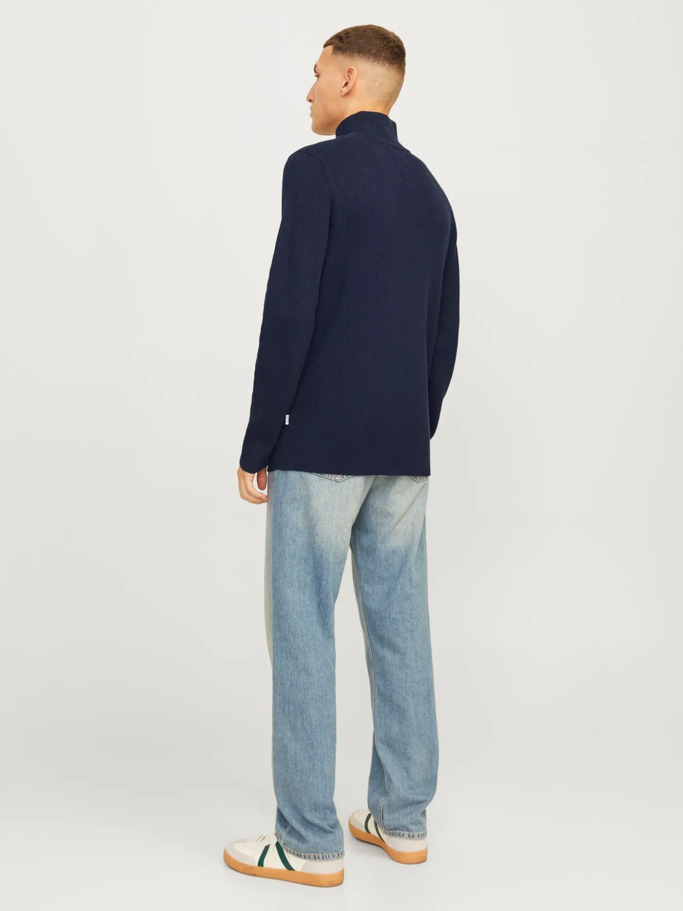 JJEPERFECT KNIT HALF ZIP SN