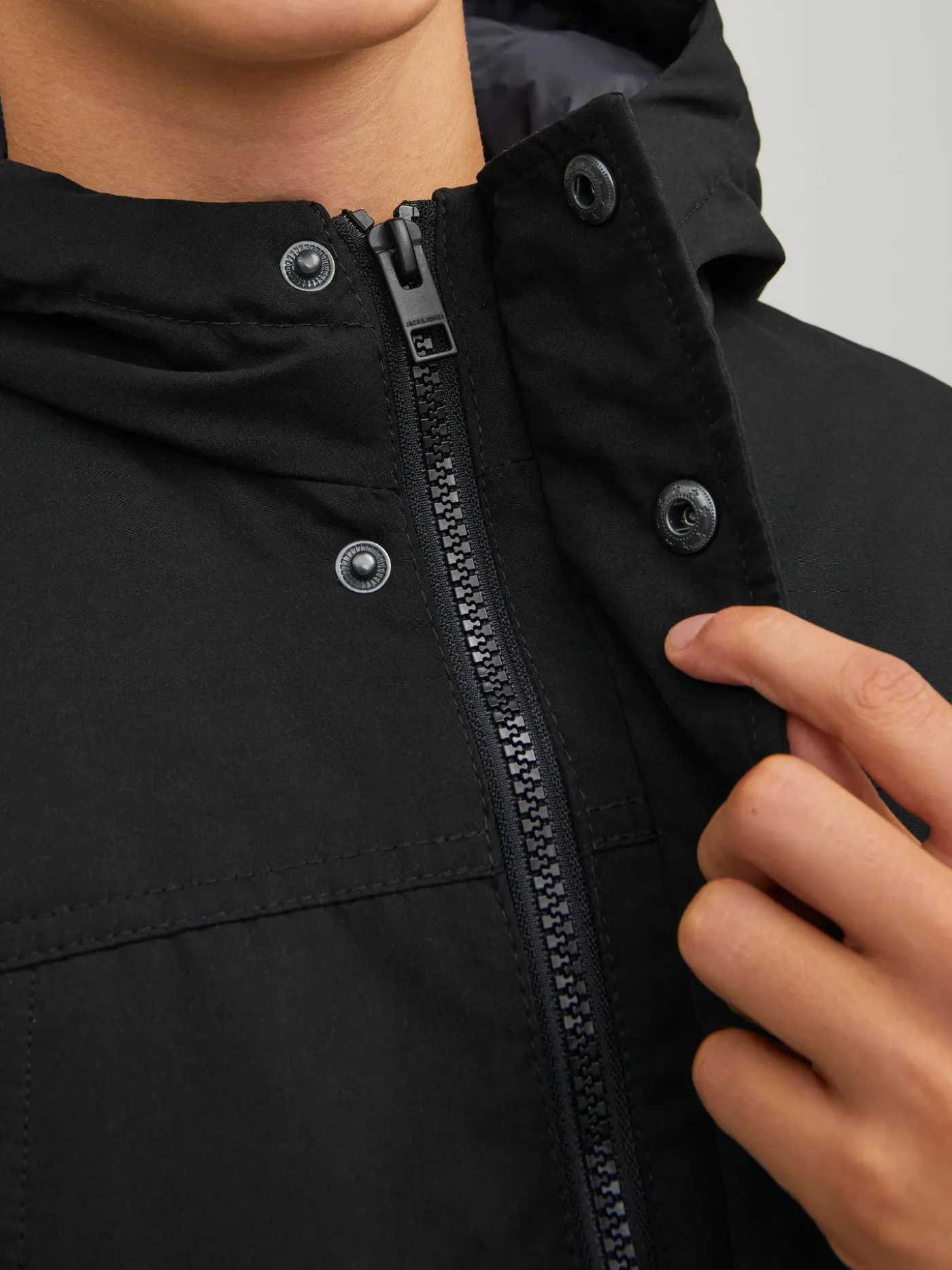 JJETIKO PARKA JNR - Black