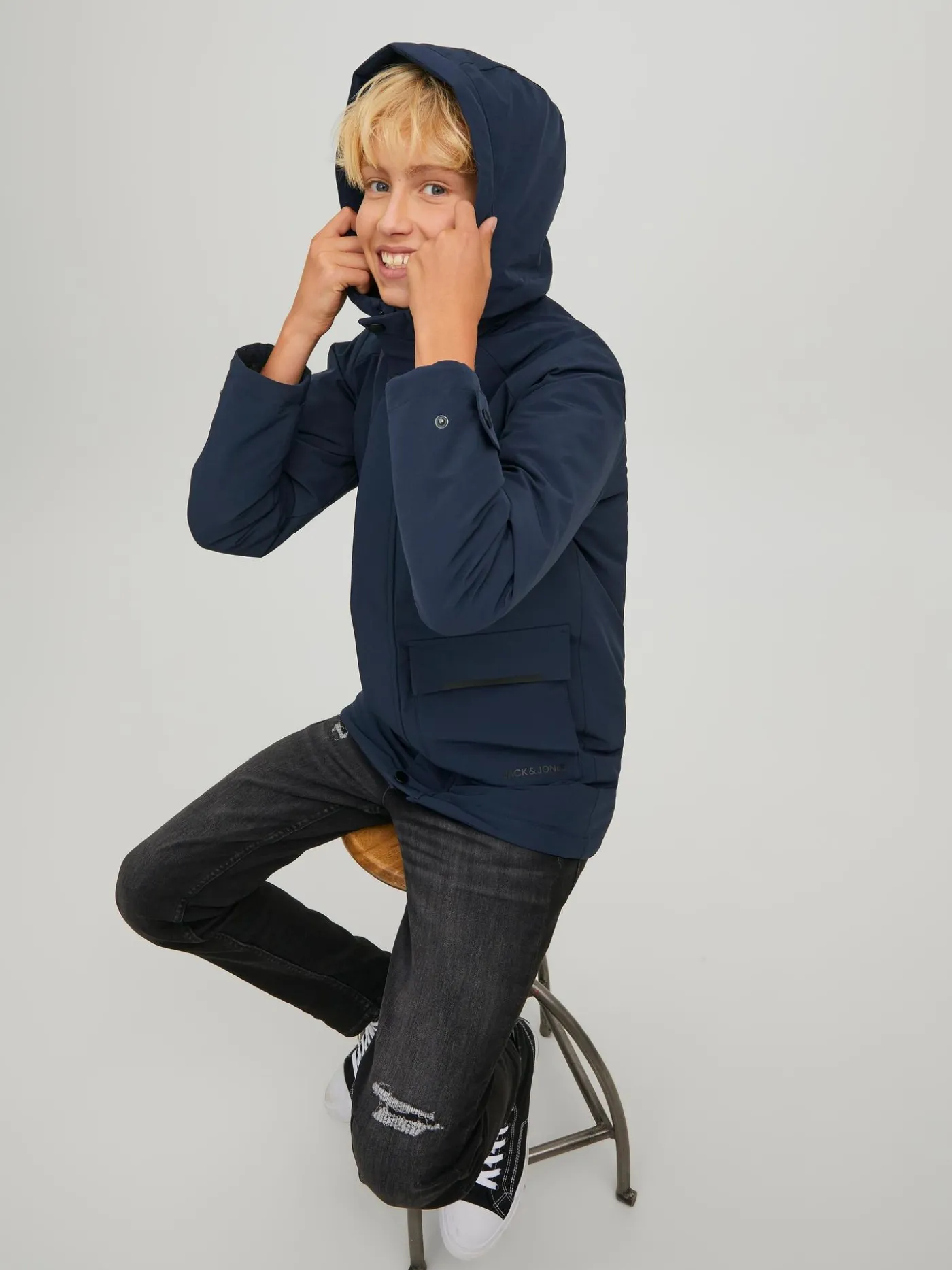 JJETIKO PARKA JNR - Navy Blazer