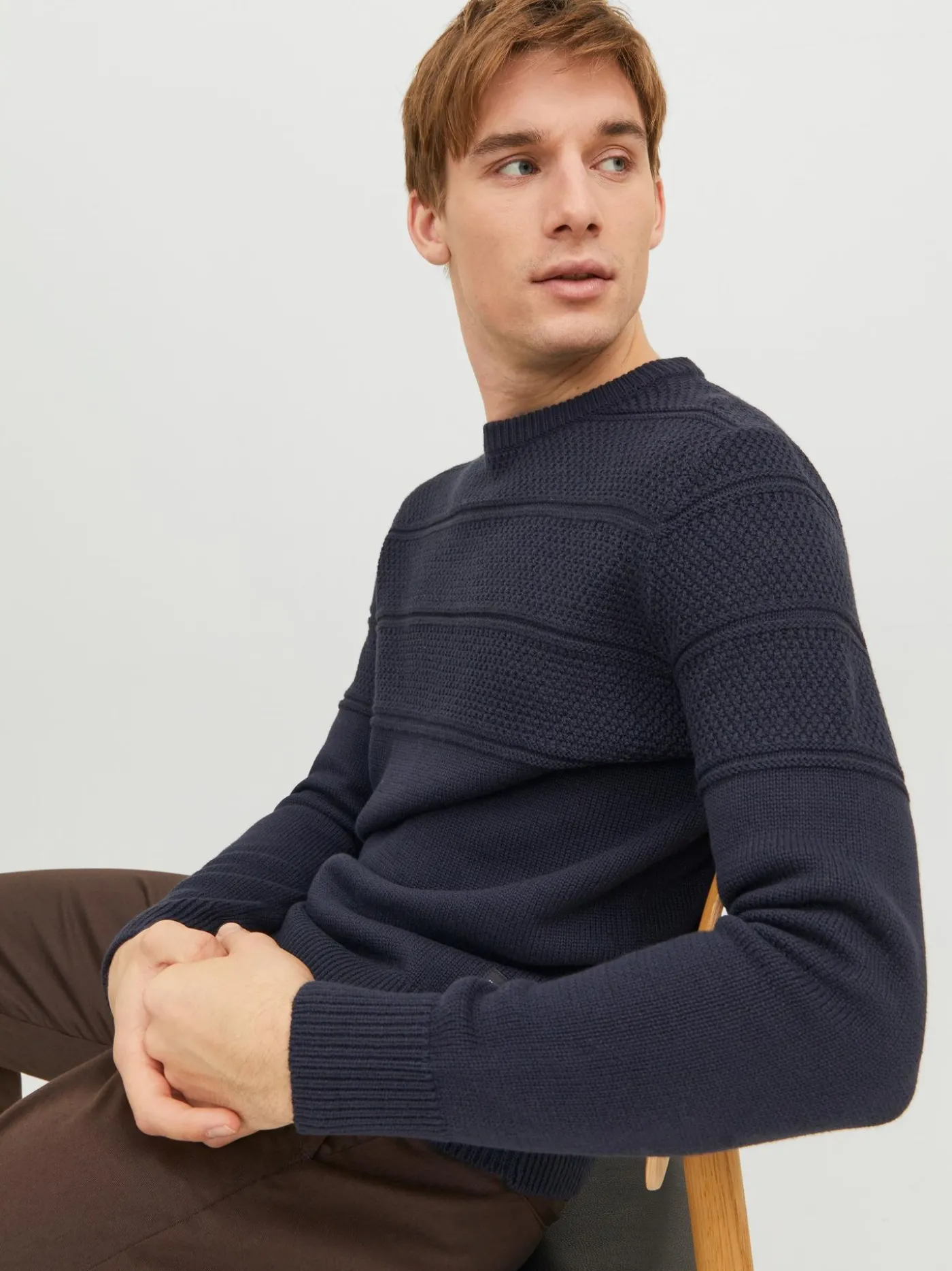 JJJERRY KNIT CREW NECK