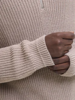 JJKAITO KNIT HALF ZIP BF