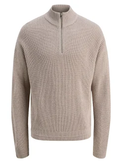 JJKAITO KNIT HALF ZIP BF