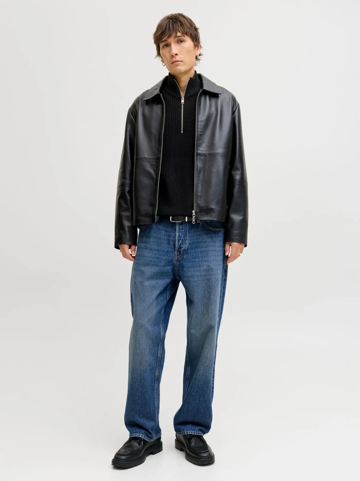 JJKAITO KNIT HALF ZIP BF