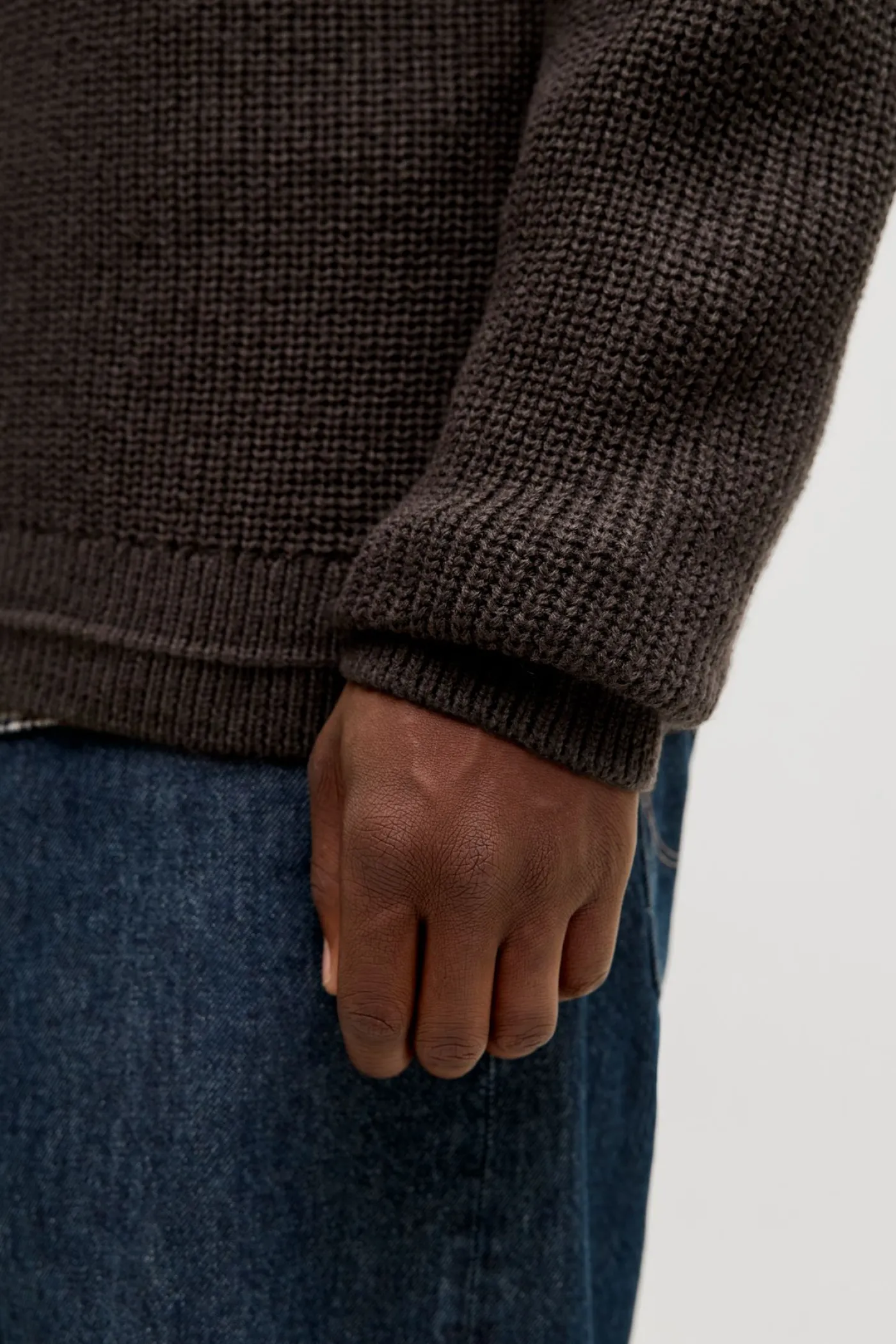 JJKAITO KNIT HALF ZIP BF