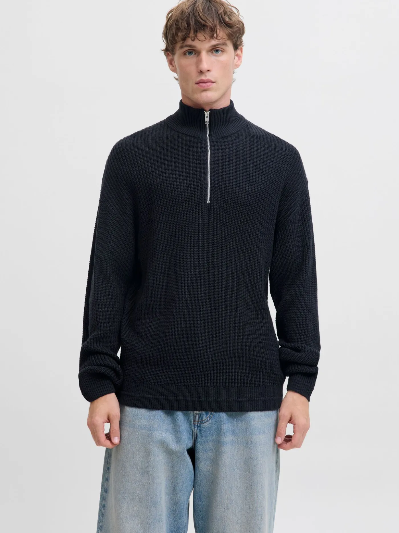 JJKAITO KNIT HALF ZIP BF