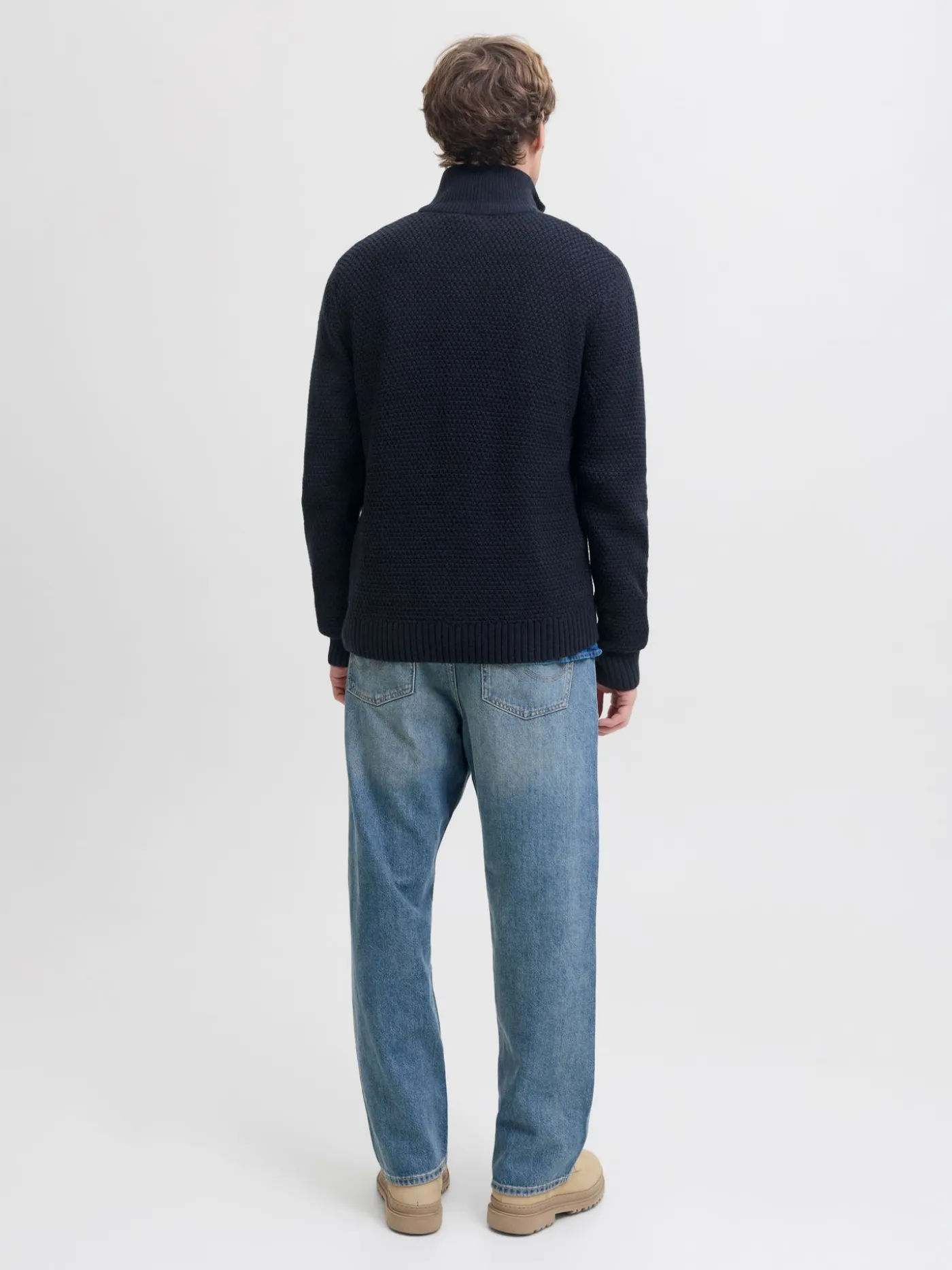 JJPAUL KNIT HALF ZIP