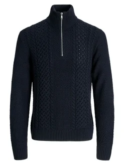 JJPAUL KNIT HALF ZIP