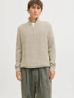 JJPAUL KNIT HALF ZIP