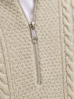JJPAUL KNIT HALF ZIP