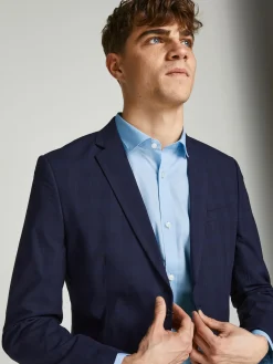 JJPRPARMA SHIRT L/S NOOS - Cashmere Blue/SUPER SLI