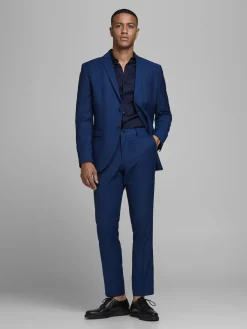 JJPRPARMA SHIRT L/S NOOS - Navy Blazer/SUPER SLIM