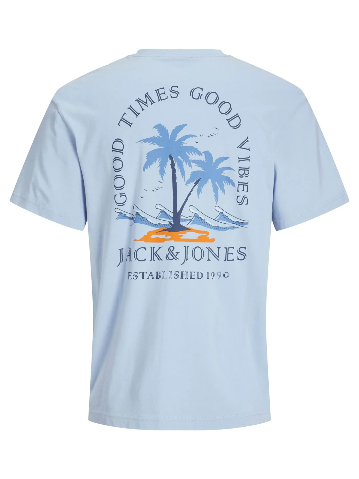 JJSUMMER VIBES TEE SS CREW NECK LN
