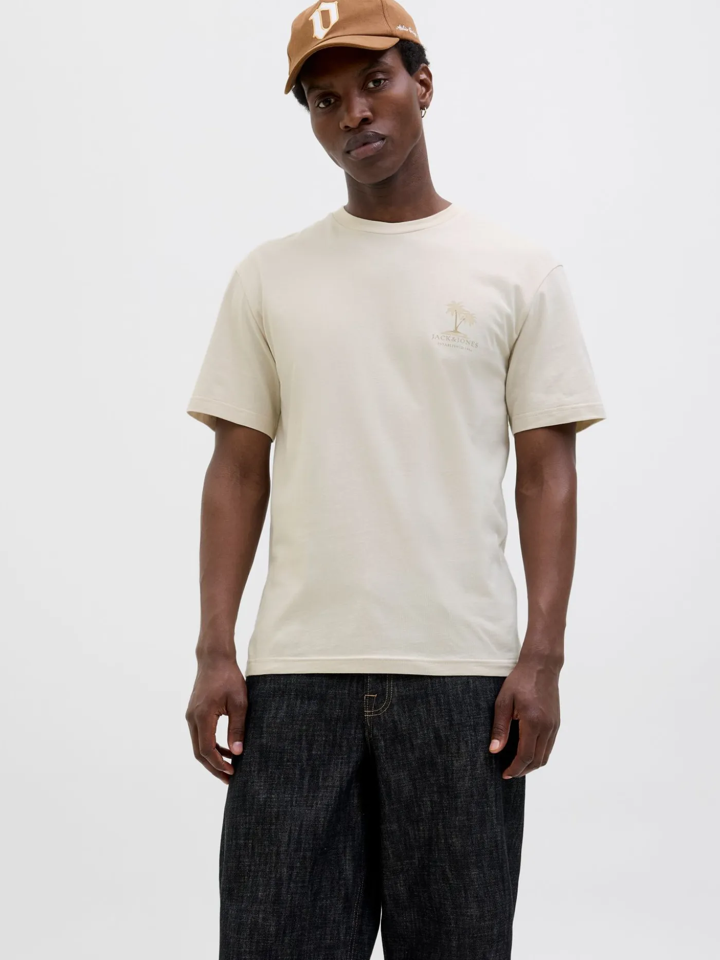 JJSUMMER VIBES TEE SS CREW NECK LN